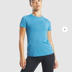 Gymshark training tee Blue NWT small